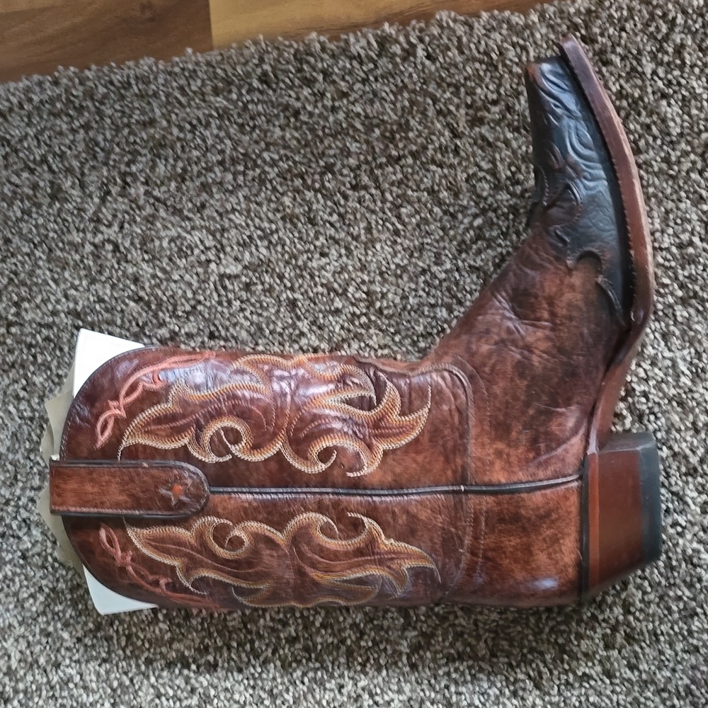 Women's clay Santa fe cowboy boots - Picture 6 of 11